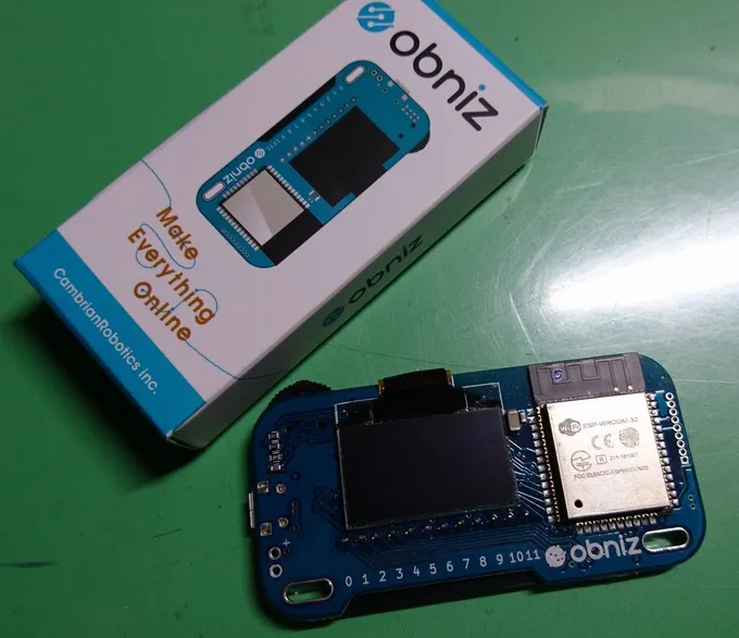 obnizをBLEにてperipheralとして動かす