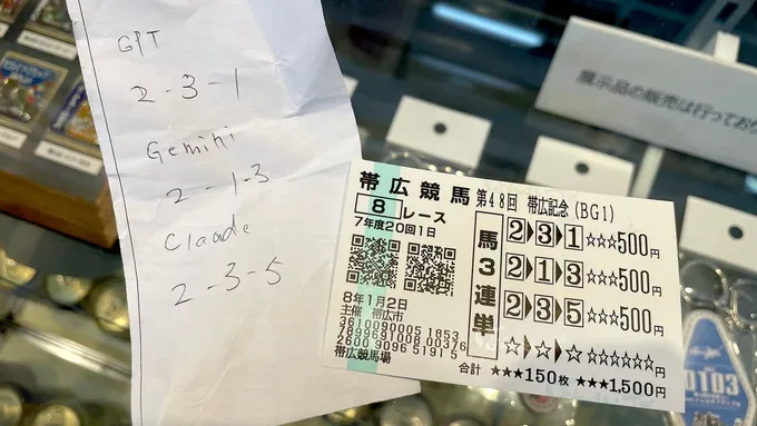 生成AIで第48回帯広記念（BG1）に挑んでみた