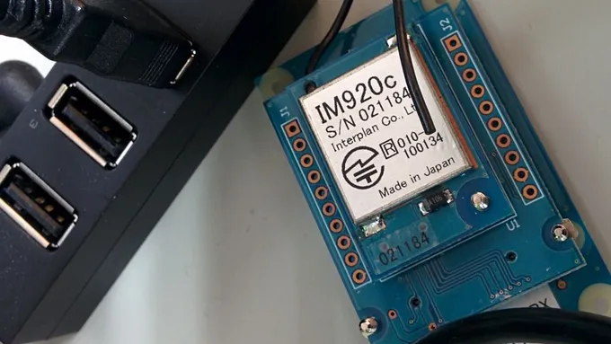 Pythonで使うIM920のライブラリを少し手直し