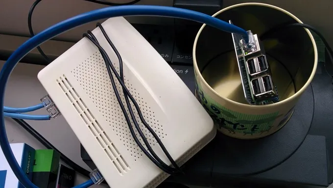 ラズパイを有線LANの接続先にする