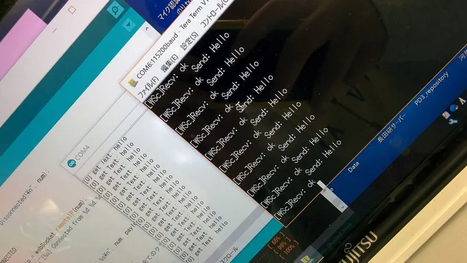ESP-WROOM-02におけるソケット通信