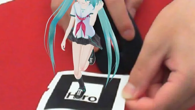 Web上でもARでミクさんを踊らせたい